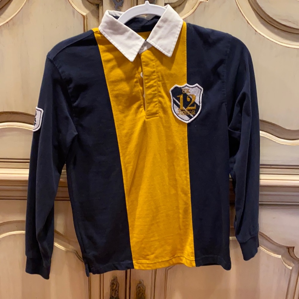 Unikid long sleeve polo